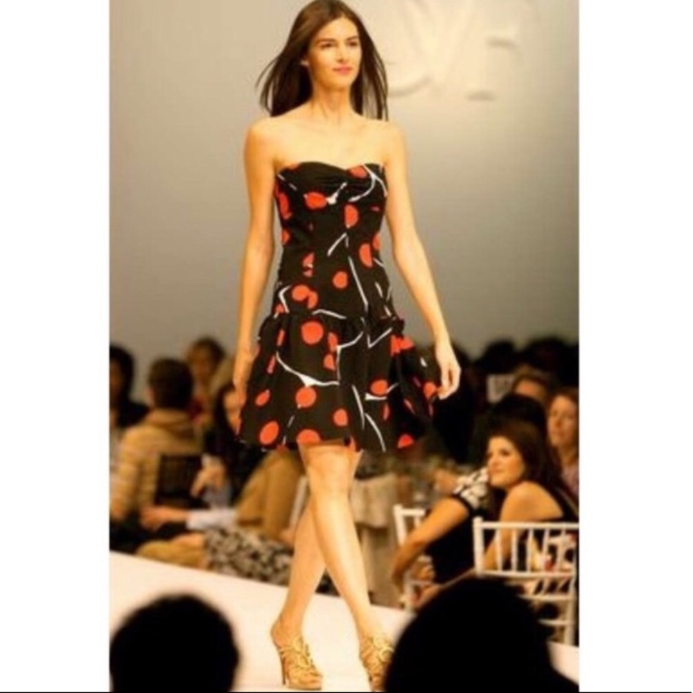 Diane Von Furstenberg strapless Basilica dress